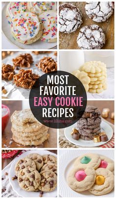 the most favorite easy cookie recipes