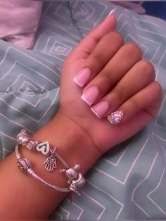 Nails For Teens Short, Nail Pics, Aesthetic Nails, Casual Nails