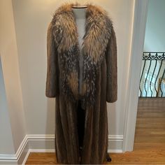 In Excellent Condition. No Signs Of Wear. This Coat Is An Elegant Long Genuine Fur Coat. This Coat In Particular Has A Stunning Collar That Makes It Stand Out. It Features The Original Owner’s Name On The Pocket Which Is A Fun Detail. Dimensions: Shoulders: 18” Pit To Pit: 20” Hips: 24” Length: 53” Fits Like A M/L Moving Sale: This Is The Last Week I Will Be Selling. All Clothes, Purses And Shoes Must Go For A Reasonable Price. Please No Lowballs! Make Your Offers Now! Bundle And Save! Moving Sale, Fur Jacket, Fur Coat, Jackets & Coats, Jackets For Women, Make Your, Collar, Signs, The Originals