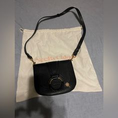 Worn Once. Chloe Kerala Bag, See By Chloe Joan Mini, See Chloe Bag, Chloe Crossbody Bags, Chloe Black Crossbody Bag, See By Chloe, Small Bags, Chloe, Black Leather