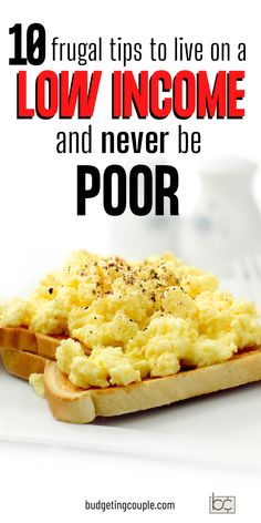 To grow your savings on a low income is no easy task, but the concept remains the same: spend less than you earn and your savings will grow. That means you need to live more frugal. We have tips to make living frugal fun and easy so that you can save more money. Budgeting Couple | Budgeting Couple Blog | BudgetingCouple.com Money 2023, Saving Money Ideas, Money Help, Frugal Meal Planning, Zero Calorie Foods