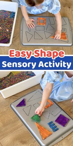 an easy shape activity for toddlers to learn shapes