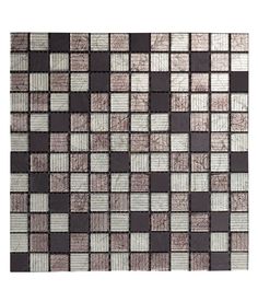 a black and white checkered tile pattern