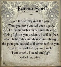 Karma Spell, Moon Things, Storm Water, Magia Das Ervas