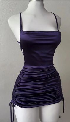 Purple Suspenders, Classy Prom Dresses, Slim Fit Dress, Strappy Dress, Easy Trendy Outfits, Strappy Dresses, Slim Fit Dresses