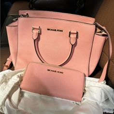 Questions? Leave A Comment Below! Bags Michael Kors, Pink Purse, Michael Kors Bag, Leave A Comment, Satchel, Michael Kors, Bag Lady, Purse, Wallet