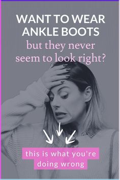 Ankle boots can be tricky to wear! Do you tuck your jeans in, or leave them untucked? How to wear western ankle boots? How do you wear ankle boots with a dress outfit in winter, and how to how to wear straight leg jeans outfits with ankle boots? I’m a personal stylist and I’m answering all this and more, so you can learn the correct way to wear ankle boots this fall and winter. What To Wear Ankle Boots With, How To Wear Pointy Ankle Boots, Western Style Ankle Boots Outfits, Suede High Boots Outfit, Brown Kitten Heel Boots Outfit, Boot Styles Guide Women, Ankle Boots Pants, Ankle Boots Over 50 For Women, Winter Outfits With Tall Boots