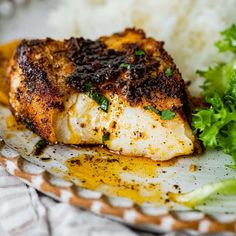 a close up of a plate of food with rice