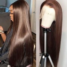 PRICES MAY VARY. 【13X6 Human Hair Wigs Full Lace Wig Material】: 100% Unprocessed Brazilian Virgin Straight Wigs Human Hair 180% Density, Full and Thick, 10A Grade straight Full Lace Human Hair Wigs, Cut from Young Girl Head Directly, Natural and Healthy, Soft and Comfortable. 【 #4 chocolate brown Full Lace Front Wigs Human Hair Detail】:13X6 HD Transparent , blends perfectly into your skin, soft and breathable, 180% density deep curly lace front wigs human hair looks more natural and full 【HD Lac Brown Lace Front, Chocolate Brown Hair Color, Hair Color Chocolate, Straight Wigs, Glueless Wigs, Curly Lace Front Wigs, Colored Wigs, Straight Lace Front Wigs, Brown Wig