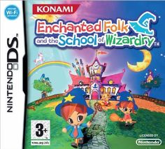 an image of the game cover for enchanted folk and the school of wizardry