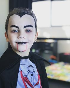 Vampire Makeup Kids Boys, Toddler Vampire Makeup, Kids Dracula Makeup, Vampire Makeup For Boys, Boys Vampire Makeup, Dracula Makeup Kids, Kids Vampire Makeup Boy, Kid Vampire Makeup, Vampire Makeup Boy