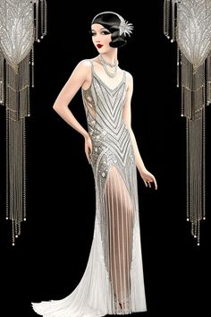 Deco Halloween, Flapper Art, Roaring 20's, Roaring Twenties, Fashion Illustrations, Create Art, Image Generator, Social Media Posts, Fashion Drawing