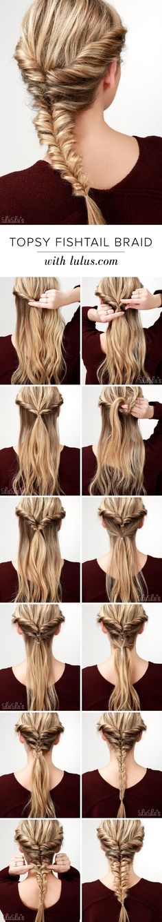 10 Simple And Easy Lazy Girl Hairstyle Tips That Are Done In Less Time Lazy Girl Hairstyles, Braided Crown Hairstyles, Diy Braids, Fishtail Braid, Cool Braid Hairstyles, Crown Hairstyles, Fish Tail Braid, Hair Designs