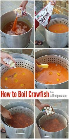 how to boil crawfish in a pot on the stove with instructions and pictures