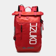 Urban Waterproof Backpack For Streetwear, Multifunctional Nylon Backpack For Streetwear, Functional Waterproof Bags For Streetwear, Red Large Capacity Backpack For Outdoor Activities, Functional Waterproof Backpack For Streetwear, Red Backpack For Streetwear, Large Capacity Red Nylon Backpack, Red Waterproof Travel Bag, Red Functional Backpack For Outdoor Activities