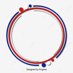 a circle with red, white and blue circles around it