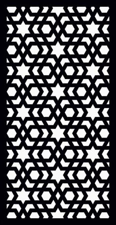 a black and white geometric pattern