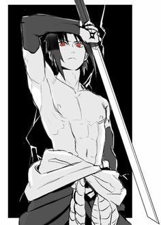 Baby Sasuke, Sasuke Uchiha Naruto, Sasuke Uchiha Shippuden, Naruto Uzumaki Shippuden, Anime Guys Shirtless, Sakura And Sasuke, Naruto And Sasuke, Naruto Art, Naruto Characters