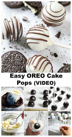 easy oreo cake pops video