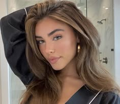 Madison Beer Hair, Hair Inspo Color, Madison Beer, Dream Hair, Light Brown Hair, Brunette Hair, Aesthetic Hair