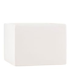 a block of white soap on a white background