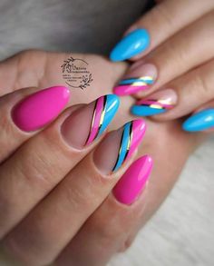 Funky Nails Neon Color Nail Ideas, Neon Wedding Nails, To Nails Designs, Bright Color Nail Designs Summer, Bright Nails For Summer Neon, Summer Nail Ideas Acrylic Bright Colors, Bold Summer Nails, Bright Summer Nails Designs Neon, Hot Pink Nails With Design Summer