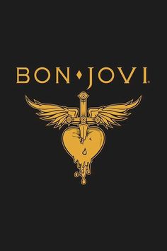 the logo for bon jovi