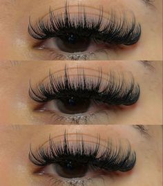 Hybrid Volume Lash Extensions, Hybrid Lash Extensions Styles, Wispy Volume Lashes, Makeup Date Night, Wispy Hybrid, Eyelash Extensions Volume, Hybrid Lash Extensions, Wispy Cat Eye