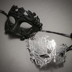 Venetian Mask Ball, Masquerade Mask His And Hers, Goth Masquerade Mask, Unique Masquerade Mask, Object Refrences, Masquerade Wedding Theme, Masquerade Mask Aesthetic, Oc Accessories, Halloween Masquerade Ball