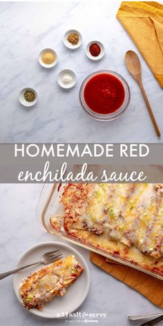 this homemade red enchilada sauce is so good it's easy to make