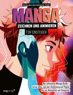 an anime poster with two people talking on their cell phones and the words manga written in