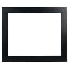 an empty black frame on a white background