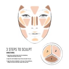 How To Apply Foundation Correctly Step By Step, Softie Makeup, How To Contour Your Face Beginners, Basic Makeup For Beginners, Sculpt Face, Make Up Tricks, Conturing Makeup, How To Contour Your Face, Face Sculpting