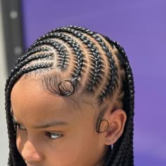 Fash on Instagram: "🥵 P.S. my girl really don’t smile for pictures but she gave me a little something" Cute Easy Braided Hairstyles For Little Black Girls Simple, Braids For 9-10, Braided Hairstyles For Little Black Kids, Box Braid Hairstyles For Kids, Kid Birthday Hairstyles, Little Mixed Girl Braid Styles, Lil Girl Braided Hairstyles, Box Braids For Kids Black, Braids Ideas For Kids