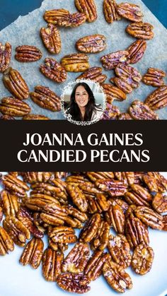 Candied Pecans Allrecipes, Sweet Roasted Pecans Recipe, Glaze Pecans Recipe, Joanna Gaines Salted Caramel Peanut Brittle, Candied Pecans No Egg White, Airfryer Candied Pecans, Candied Pecans For Sweet Potatoes, Candied Nuts With Egg Whites, Crunchy Candied Pecans