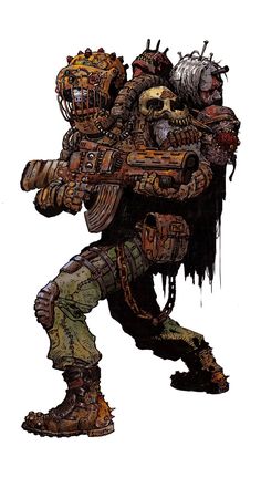 Necromunda Art, Apocalypse Character, Post Apocalyptic Costume, Fallout Art, Cyberpunk Character