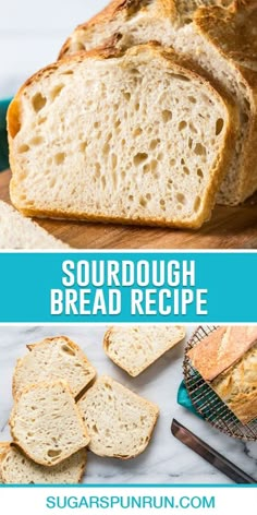 this sourdough bread recipe is so good and easy to make