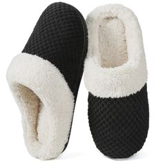 PRICES MAY VARY. PREMIUM COMFORT: Soft Coral velvet slip-on house slipper with fleece lining delivers timeless style and comfort. Sherpasoft lining adds additional coziness and warmth during cold days. MEMORY FOAM: Foam insoles hug your foot for comfort and support. Helps alleviate sore and tired feet and foot pain from work. VERSATILE + NON SLIP RESISTANT: Open heel for easy slip-on and an indoor/outdoor outsole for trips to the mailbox or even to the store. It also provides waterproof, skid-re Soft Coral, Open Toed Heels, Soft Corals, Foot Pain, House Shoes, Comfy Shoes, Womens Fleece, House Slippers, Fur Collars