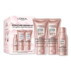 EverPure Sulfate-Free Bond Repair Kit - L'Oréal | Ulta Beauty Travel Size Shampoo, Drugstore Hair Products, Loreal Hair, Hair Today Gone Tomorrow, Beauty Technology, Hair Color Caramel, Weak Hair, Sulfate Free, Beauty Sale