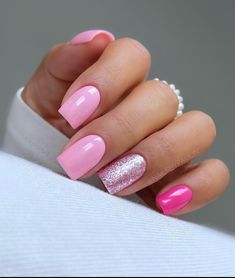 Quotes On Summer, Pink Manicures, Wedding Guest Nails, Nails Business, Nail Artwork, Nail Glam, Summer Nail Ideas, Fab Nails, Summer Gel Nails