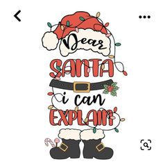 santa is an explan