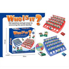 the game who is it? with instructions and pictures