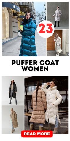 Coat Styles For Women, Coat Women Outfit, Puffer Jacket Outfit Women, Long Puffer Jacket Outfit, Long Black Puffer Coat, Puffer Coat Style, Puffer Coat Outfit, Winter Coat Trends