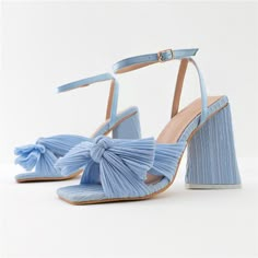 Fairy Shoes, High Heels Black, Quoi Porter, Square Toe Sandals, Women Shoes Online, Loeffler Randall, Blue Sandals