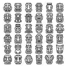 an image of chinese symbols in black and white