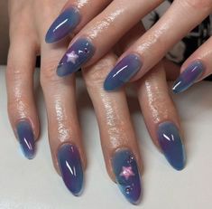 Long Cateye Nails, 2023 Nail, Her Nails, Jelly Nails, Minimalist Nails, Dream Nails