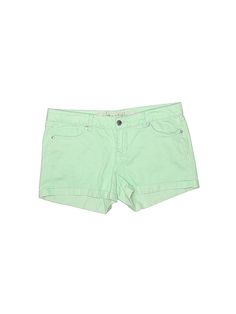 Express Jeans Shorts Size: 12 Green Bottoms - used. 81% COTTON, 18% POLYESTER, 1% SPANDEX, Colored Wash, Solid, Low Rise | Express Jeans Shorts - Low Rise: Green Bottoms - Size 12 Low Rise Jean Shorts, Low Rise Jean, Green Bottom, Express Jeans, Green Shorts, Jeans Shorts, Low Rise, Jean Shorts, Handbags For Women