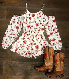 Country Jam Outfits, Surprise Dance Outfits, Jaripeo Outfits, Pictures Outfits, Mexican Outfit, Preppy Summer Outfits, Country Girls Outfits