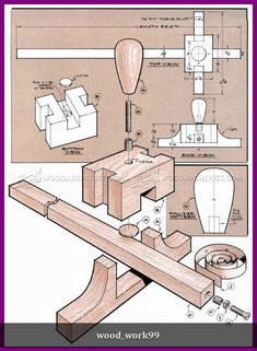 the plans for a woodworking project