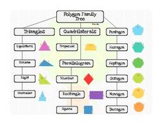 a family tree is shown with all the different things in it's structure and colors